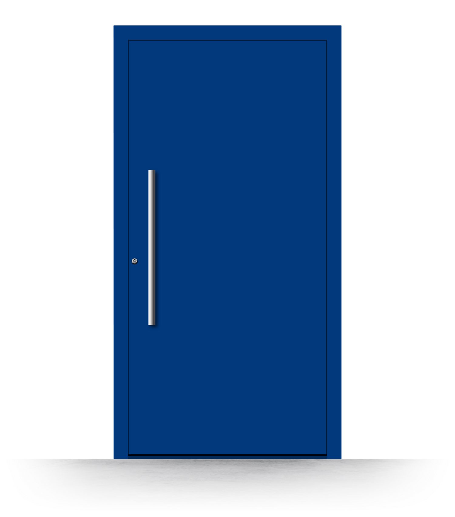 Haustür Blau