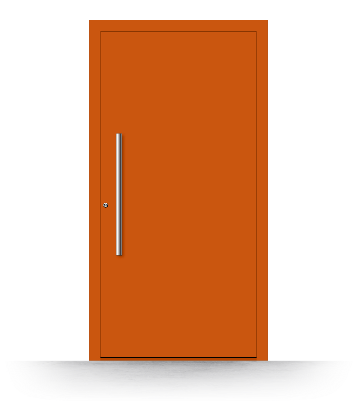 Haustür Orange